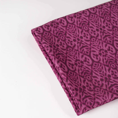 Ikat Print Plum Cotton Duck Tablecloth – Multiple Sizes