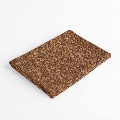 Ikat Print Beige Cotton Duck Tablecloth – Multiple Sizes