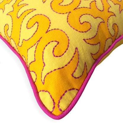 Shyrdak - Yellow cushion cover